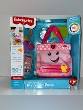 Fisher-Price Pink Interactive My Smart Purse Toy NEW